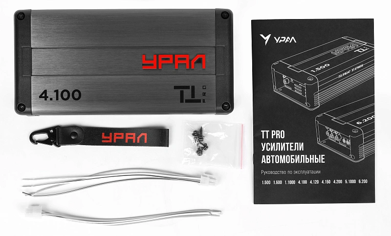 АВТОМОБИЛЬНЫЙ 4-КАНАЛЬНЫЙ УСИЛИТЕЛЬ УРАЛ ТТ PRO 4.100  - 10