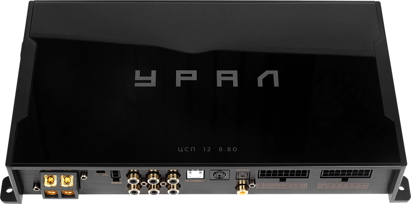 8-канальный усилитель с 12-канальным DSP  Урал ЦСП 12 8.80 - 6