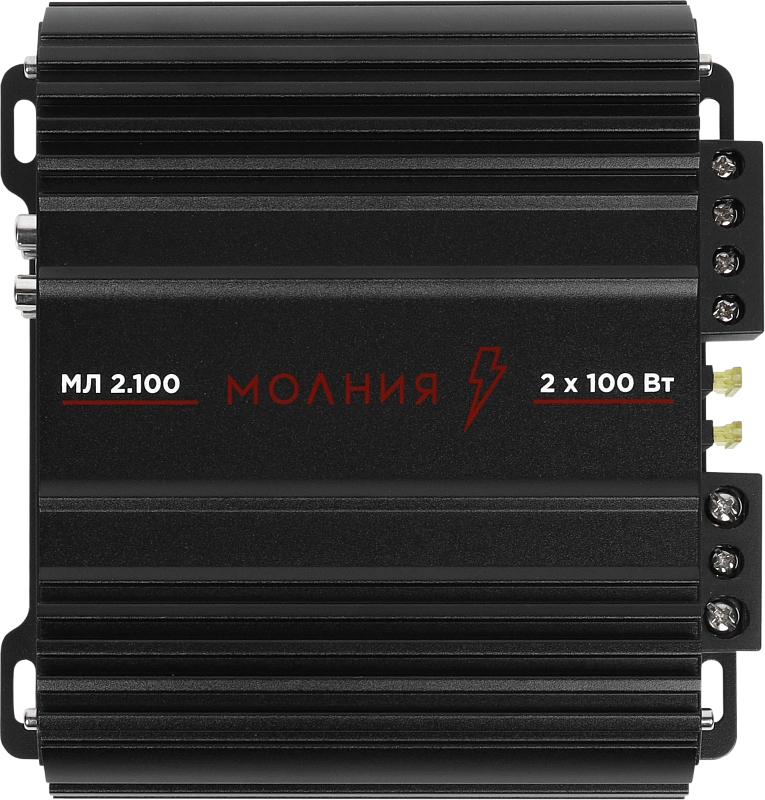 Автомобильный 2-канальный усилитель (сабвуферный моноблок) УРАЛ МОЛНИЯ МЛ 2.100 - 3