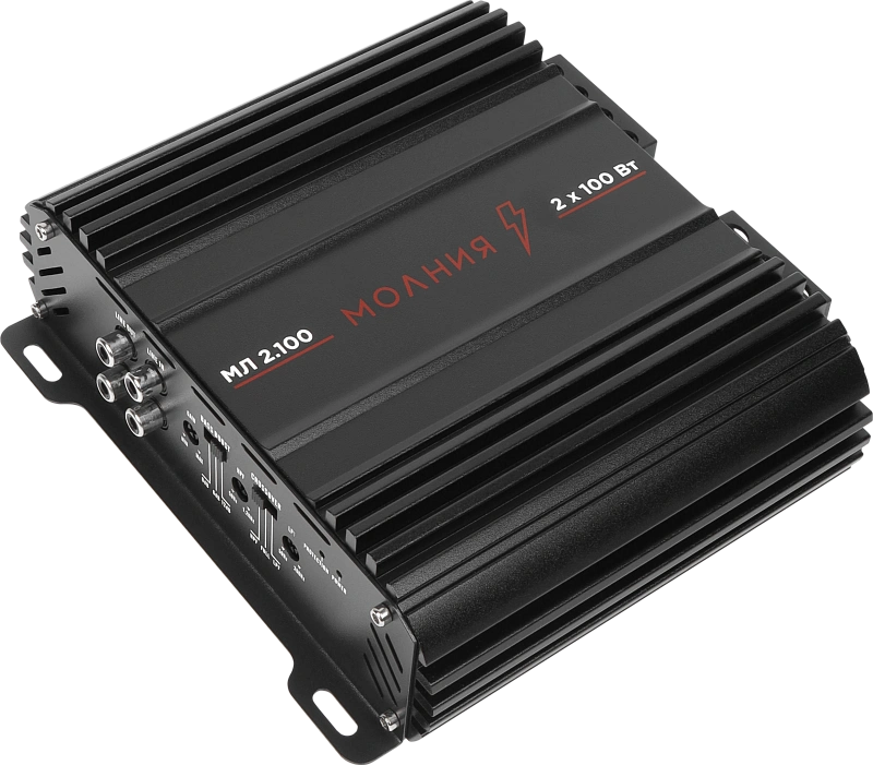 Автомобильный 2-канальный усилитель (сабвуферный моноблок) УРАЛ МОЛНИЯ МЛ 2.100