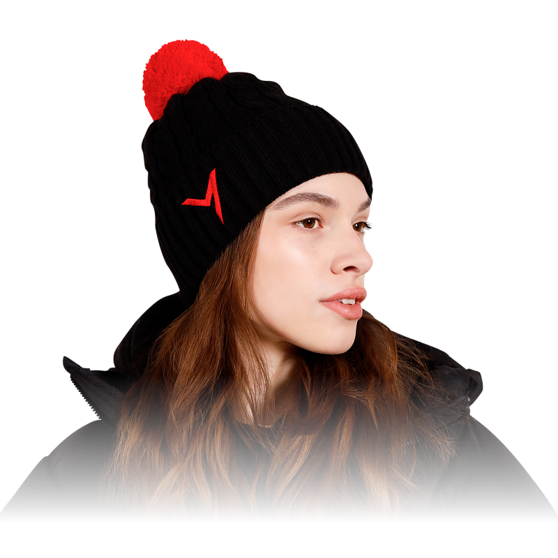 Шапка зимняя с логотипом УРАЛ