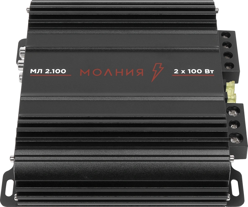 Автомобильный 2-канальный усилитель (сабвуферный моноблок) УРАЛ МОЛНИЯ МЛ 2.100 - 2