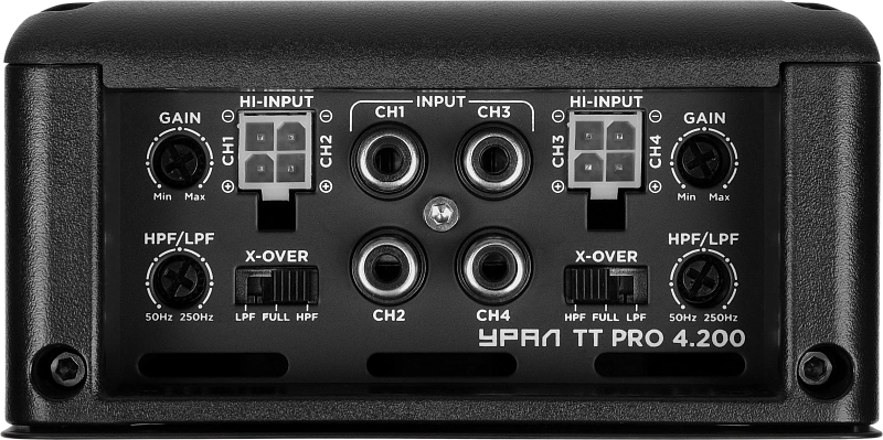АВТОМОБИЛЬНЫЙ 4-КАНАЛЬНЫЙ УСИЛИТЕЛЬ УРАЛ ТТ PRO 4.200  - 8