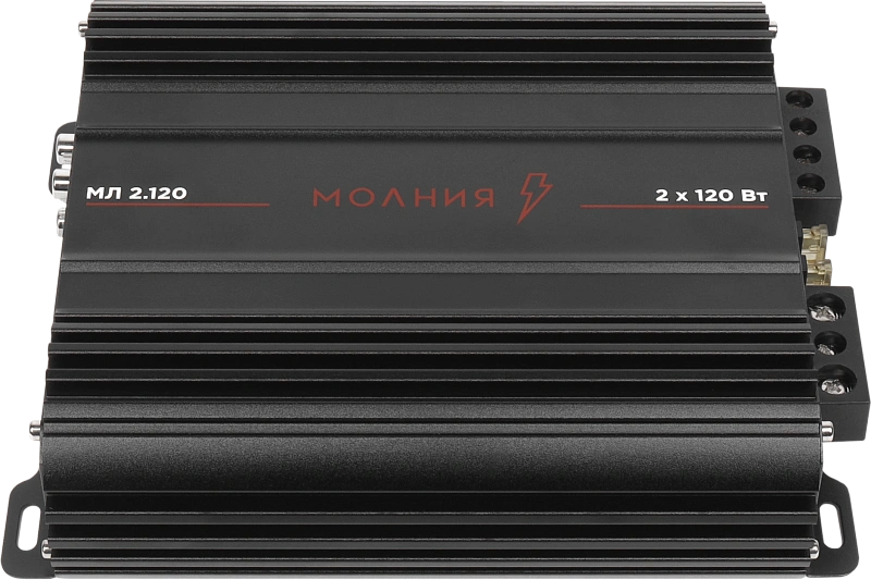Автомобильный 2-канальный усилитель (сабвуферный моноблок) УРАЛ МОЛНИЯ МЛ 2.120