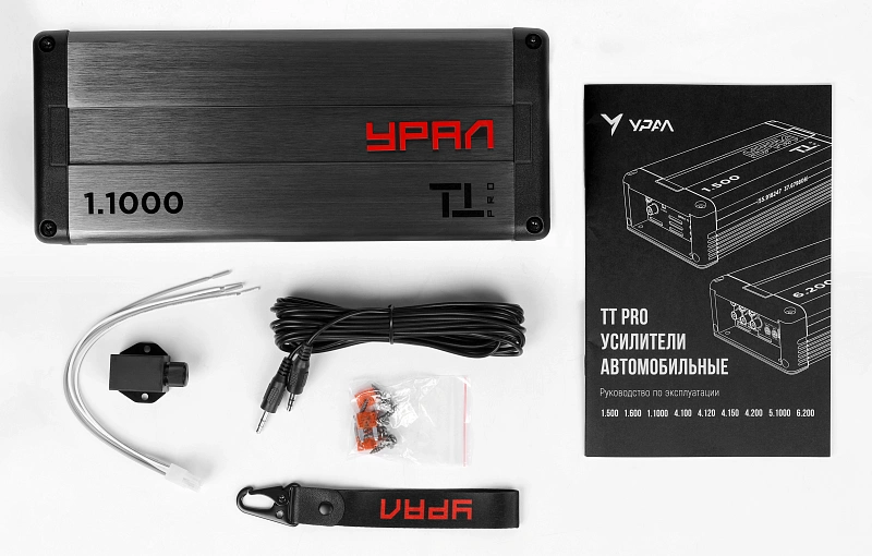 АВТОМОБИЛЬНЫЙ 1-КАНАЛЬНЫЙ УСИЛИТЕЛЬ УРАЛ ТТ PRO 1.1000 - 9