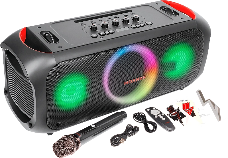 Портативная акустическая система МОЛНИЯ  7500 - 4