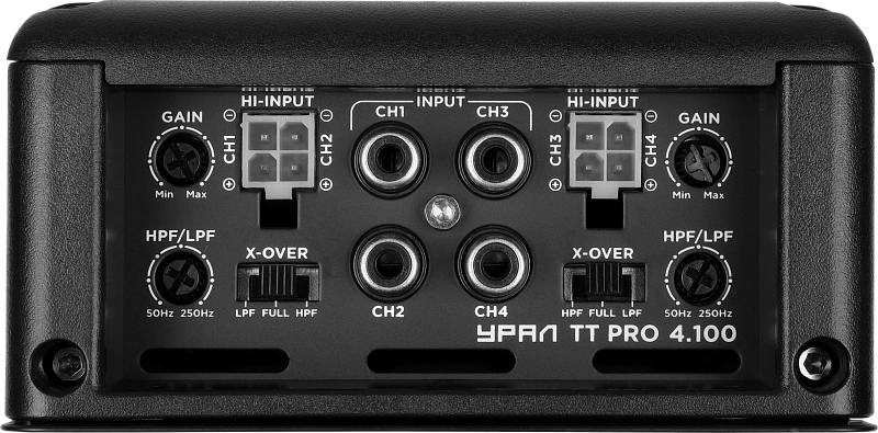 АВТОМОБИЛЬНЫЙ 4-КАНАЛЬНЫЙ УСИЛИТЕЛЬ УРАЛ ТТ PRO 4.100  - 8