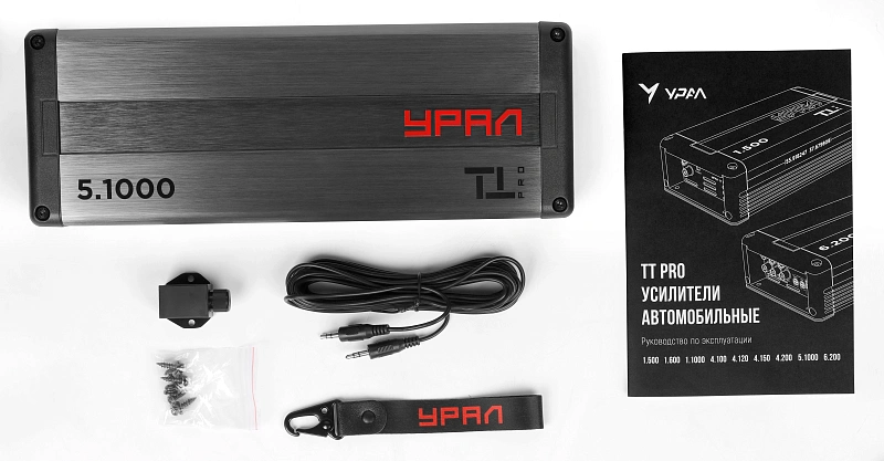 АВТОМОБИЛЬНЫЙ 5-КАНАЛЬНЫЙ УСИЛИТЕЛЬ УРАЛ ТТ PRO 5.1000  - 9
