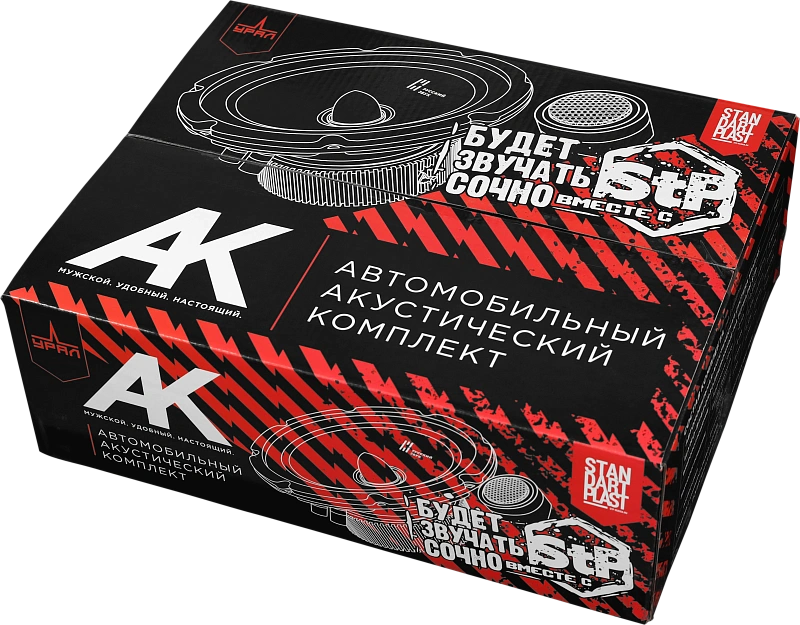 Комплект шумоизоляции и акустики АК & СТП - 3