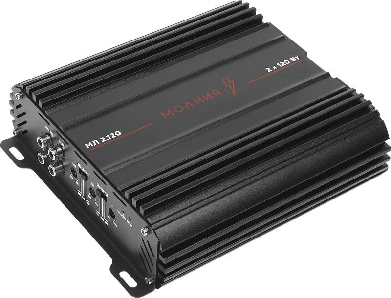 Автомобильный 2-канальный усилитель (сабвуферный моноблок) УРАЛ МОЛНИЯ МЛ 2.120 - 3