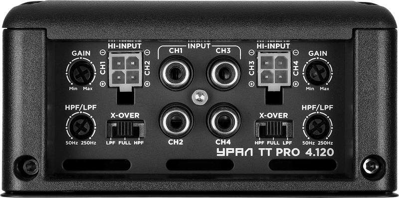 АВТОМОБИЛЬНЫЙ 4-КАНАЛЬНЫЙ УСИЛИТЕЛЬ УРАЛ ТТ PRO 4.120  - 8