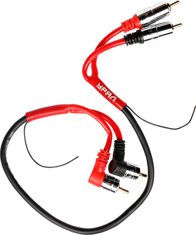 Межблочный кабель 2RCA - 2RCA  УРАЛ ТТ КМ RCA-ТТ0,5М